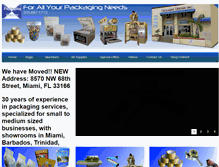 Tablet Screenshot of packagingcenterusa.com